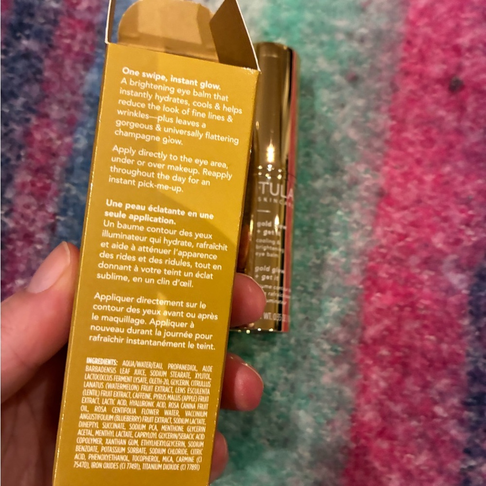 Tula gold glow + get it cooling & brightening eye balm 10g - Picture 3 of 6